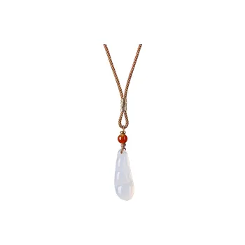 Stone Notes Chalcedony Necklaces Unisex