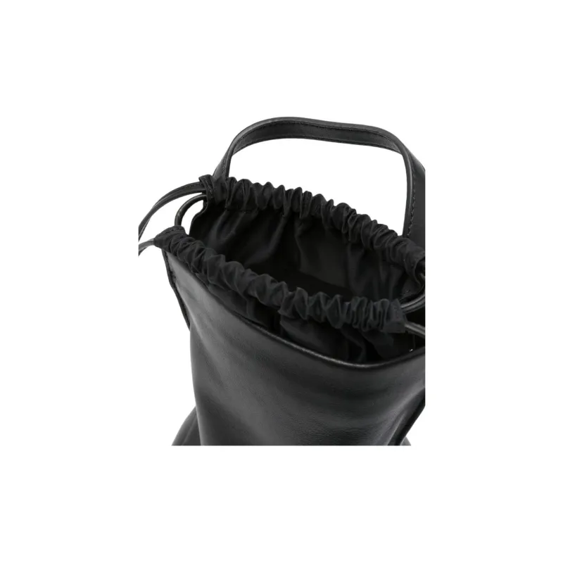 AESTHER EKME Calfskin Bucket Bags Handbags Mini Women's Obsidian Black Color-3