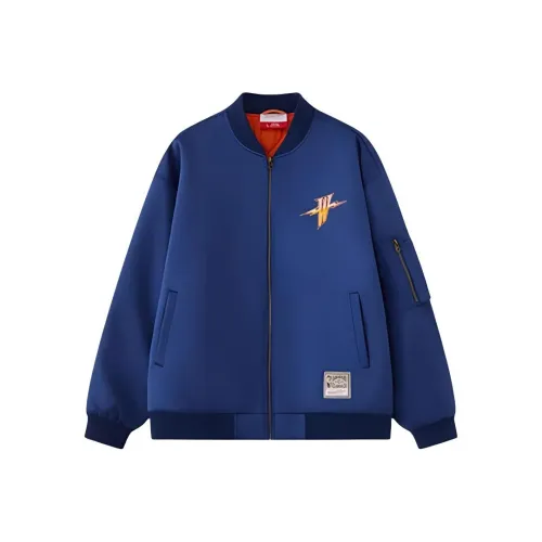 Mitchell & Ness Puffer Jacket Men's Navy Blue