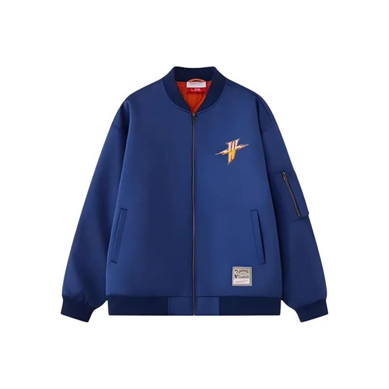 Mitchell & Ness Puffer Jacket Men's Navy Blue-0