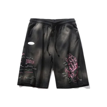 Guuka Casual Shorts Unisex Black