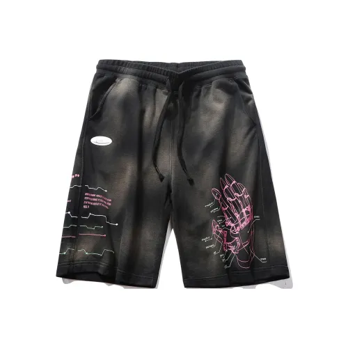 Guuka Casual Shorts Unisex Black