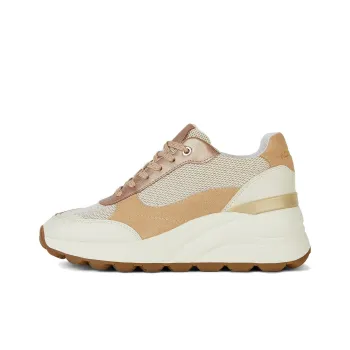 GEOX Spherica EC13 Low Top Casual Shoes Women's Beige Umber