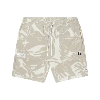 Aape Swirl print Drawstring Track Shorts