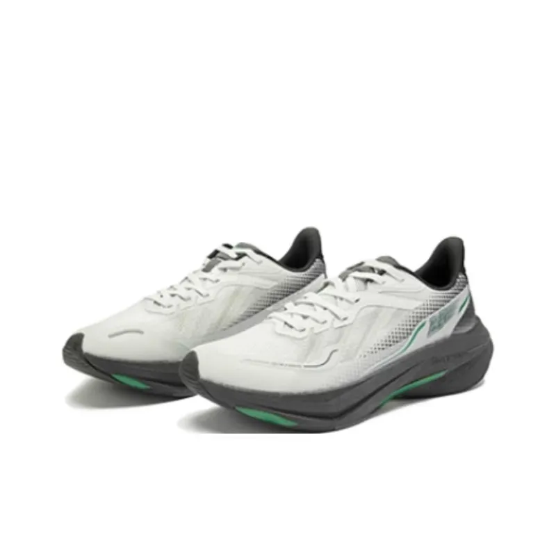 QIAODAN Feiying 5.0 Breathable Lightweight Low Top Long Distance Running Shoes Men's Gray-2