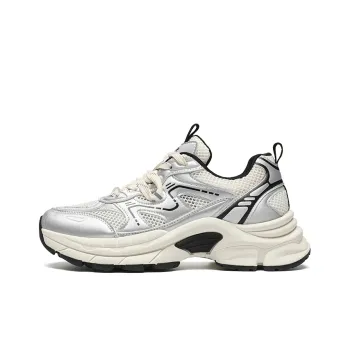 ZHR Seeking Wear resistant And Lightweight Low Top Chunky Sneakers Women's Silver