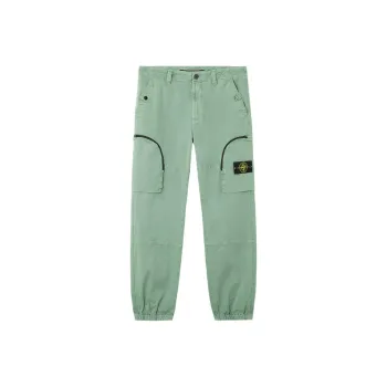 STONE ISLAND Casual Pants Men Mint Green