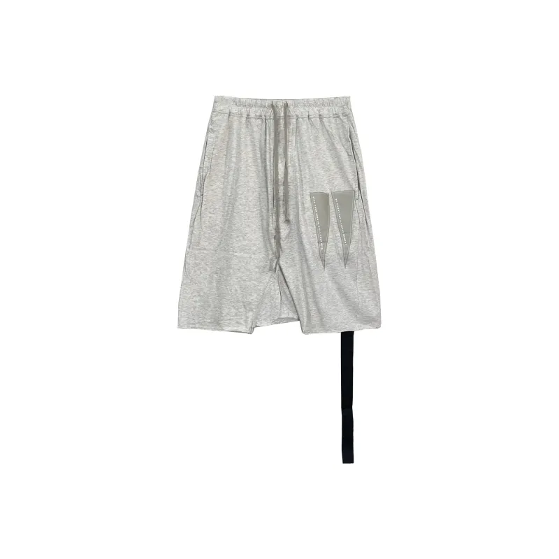 Rick Owens DRKSHDW Drop crotch Drawstring Shorts-0