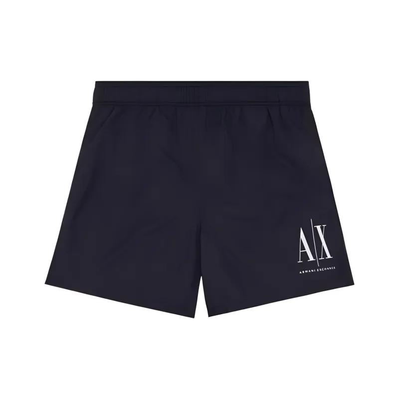 ARMANI EXCHANGE Logo print Swim Shorts-0