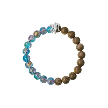 FANGYUANXIAOFU Fragrance Enhancer, Agarwood Precious Wood Bracelets Unisex
