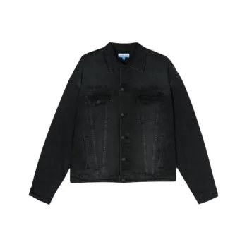 PURPLE BRAND Graphic panel Denim Jacket