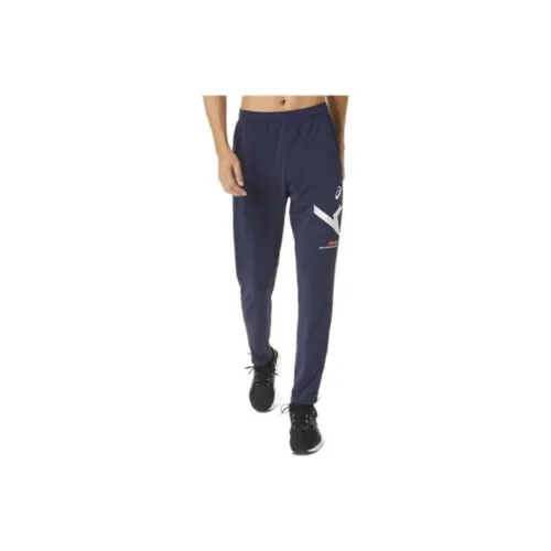 Asics Casual Pants Unisex Blue