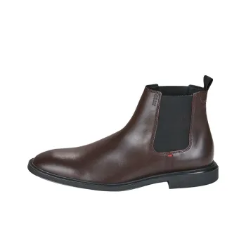 HUGO BOSS Short Chelsea Boots Men's Brown