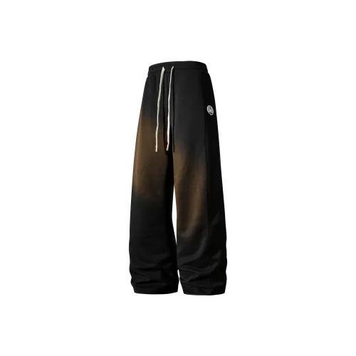 CRUSH KEY Knitted Sweatpants Unisex Black