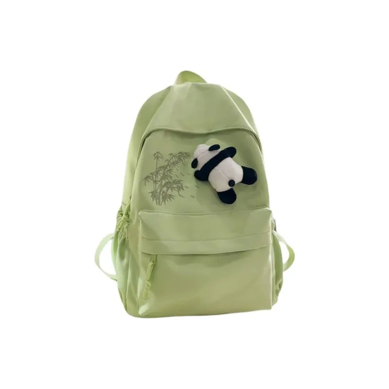 URBAN FOREST Nylon Backpack Unisex Ecru/Black/Pink/Light Yellow/Light Green/Light Blue-28