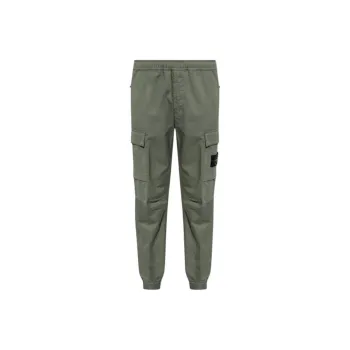 STONE ISLAND Compass Patch Tapered Leg Cargo Pants