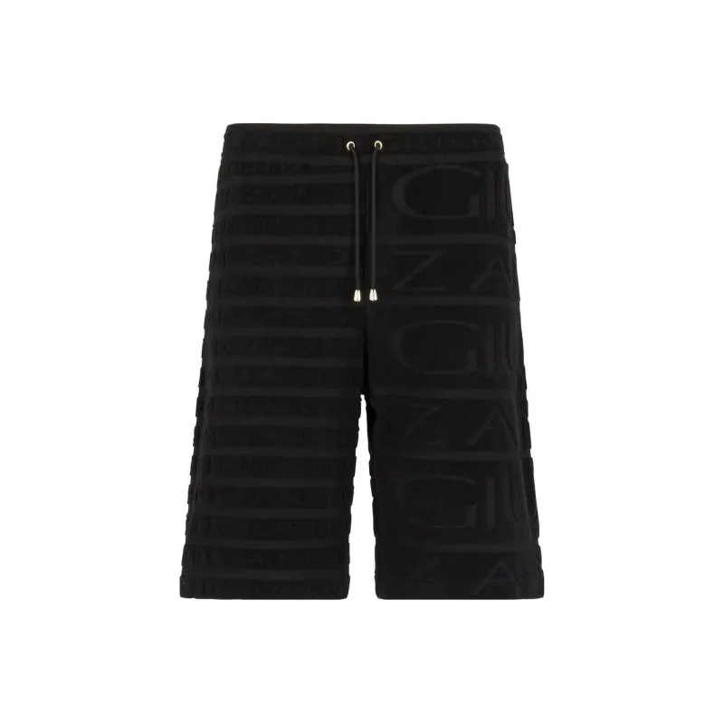 Giuseppe Zanotti Logo Terry-cloth Bermuda Shorts-0