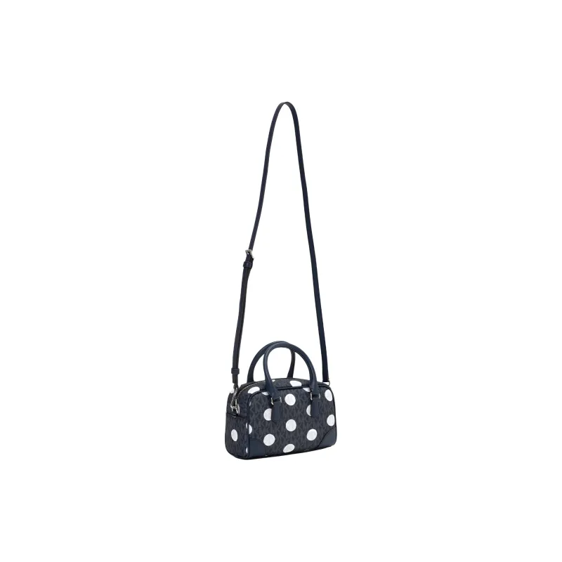 MICHAEL KORS Artificial Leather Shoulder Bag, Crossbody Bag, Handbag Extra Small Women's Marine Blue & White-2