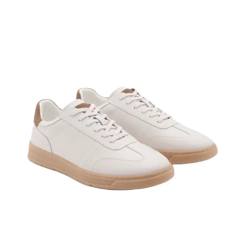MANGO Low Top Skateboard Shoes Men's White-2