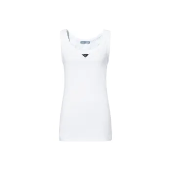 PRADA Holiday Tank Tops Women's White