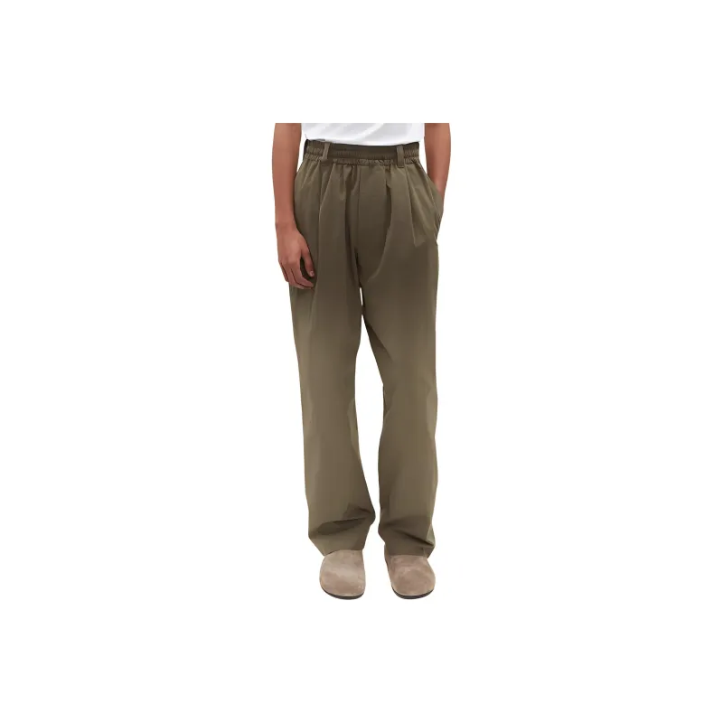 LA GARCONNE SS24 Casual Pants Men's Khaki Green-0
