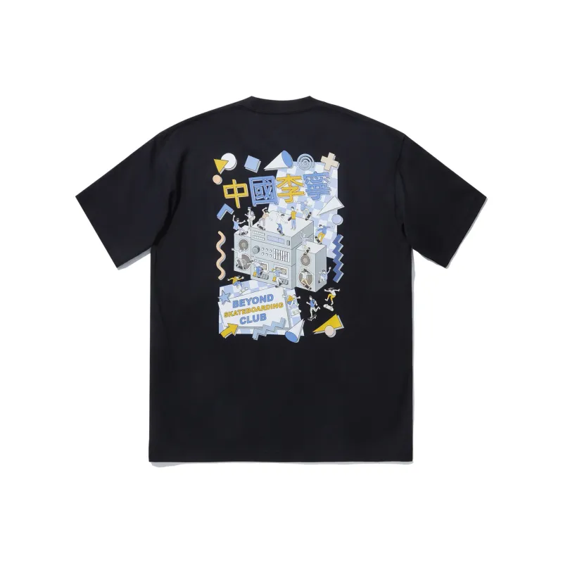 LiNing x Phil Hackett T Shirt Unisex Black-1
