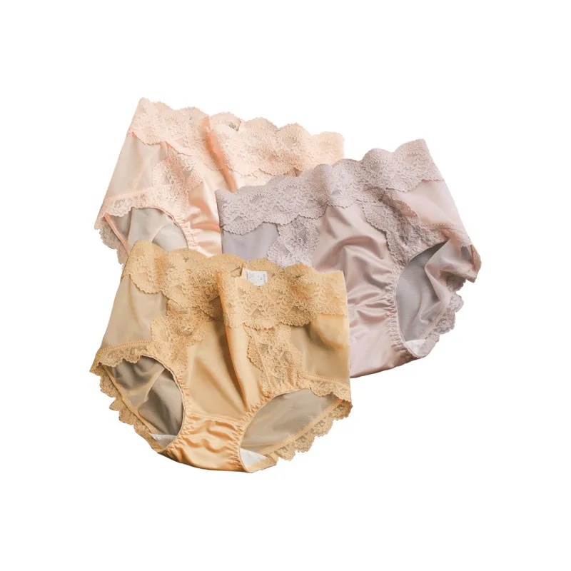 XIA.WA.ZHI.XIU Underpants Women's Shopping Bag 3 Pack-3