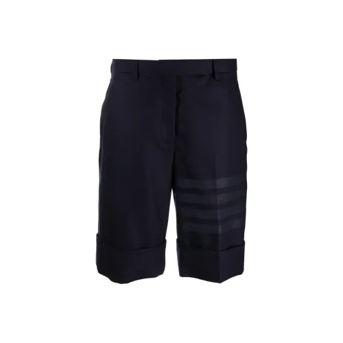 THOM BROWNE Logo patch Cotton T shirt