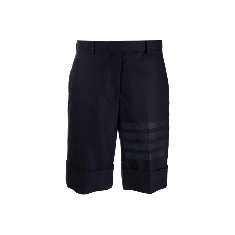 THOM BROWNE Side stripe Tailored Shorts-0