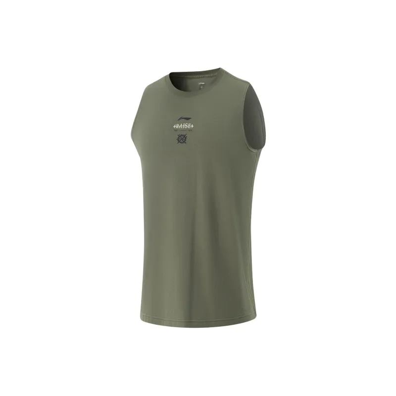 LiNing Fitness Series Tank Top Men's Tea Green-0