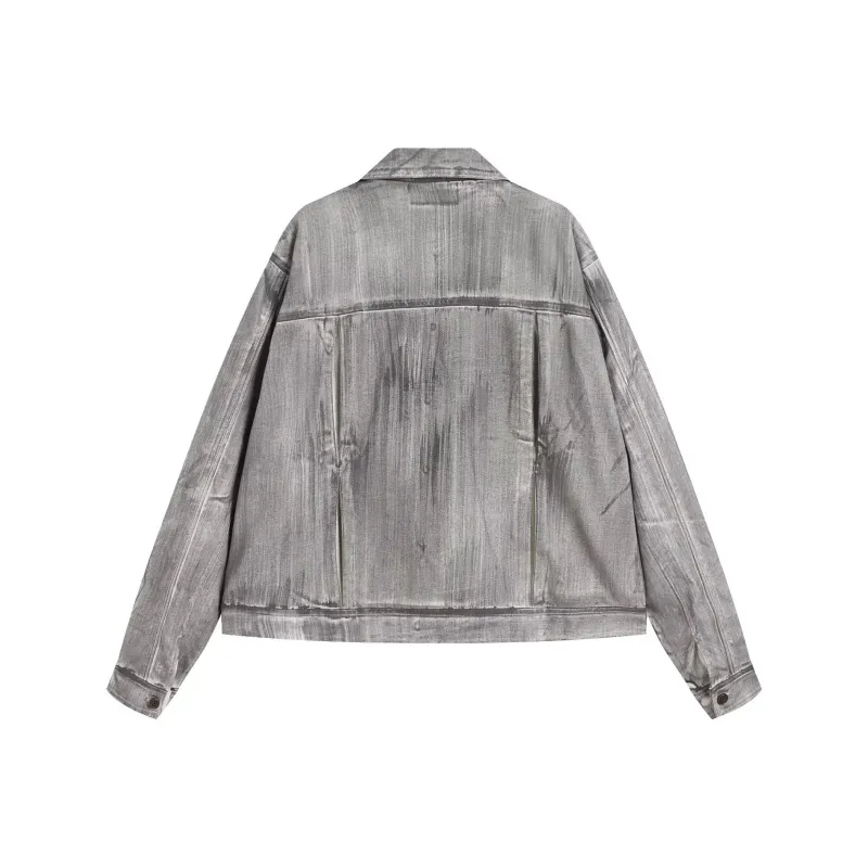 YJ1NGZYZJ Denim Jackets Women's Brushed-1