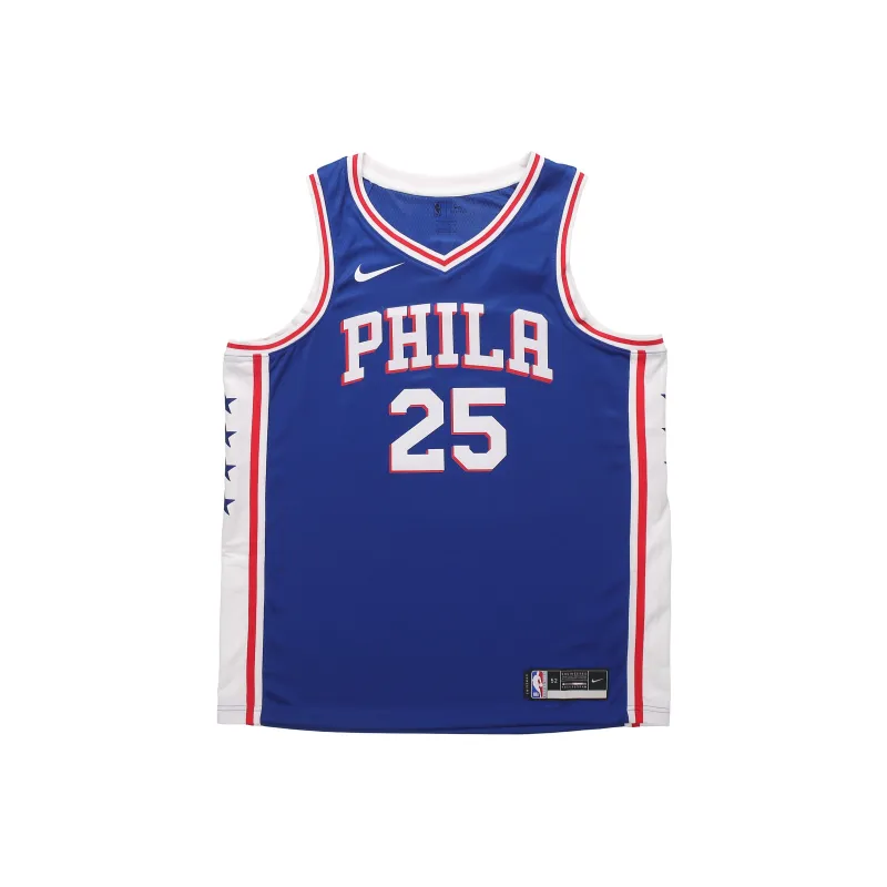 Nike Nike X NBA Basketball Jerseys Men's Rush Blue-0