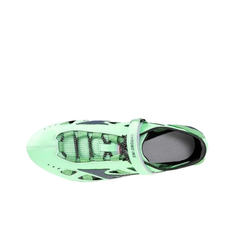 Mizuno ChronoInx JAPAN Anti Slip Wear Resistant Low Top Track & Field Competition Running Shoes Unisex Green-3