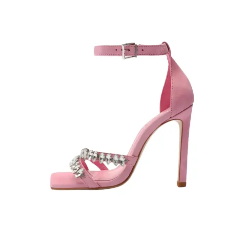 Schutz Linsey One Strap Sandals 11.2cm Women's Pink