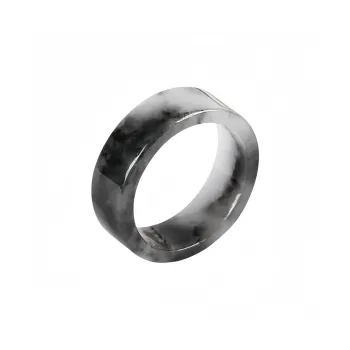 MY WORLD BEGINS AND ENDS WITH YOU Bean Type Jadeite Rings Unisex