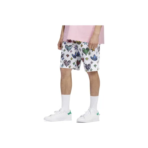 Adidas Originals JEREMY SCOTT MONOGRAM Casual Shorts Unisex White