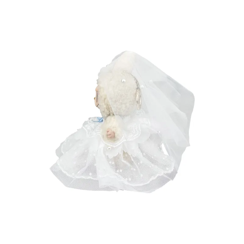 [Modified Doll] POP MART Labubu THE MONSTERS Heartbeat Macaron Collection Dream Wedding, Cute Hang Tag Box 17cm-1