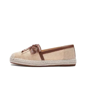LE SAUNDA Espadrilles Women's Milk Tea Apricot+Brown BEF/Cream White OWF