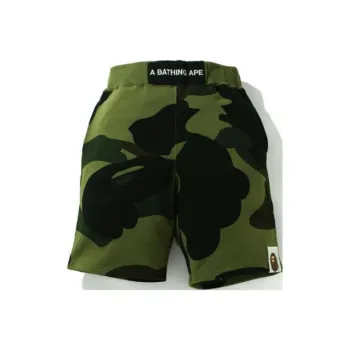 A BATHING APE Giant 1st Camo Wide Fit Sweat Shorts