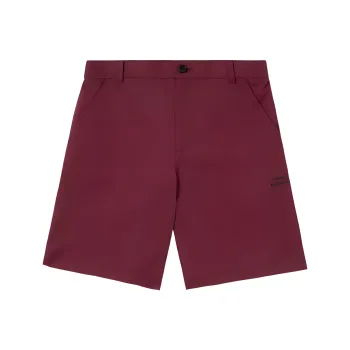 Burberry X Pop Trading Company Casual Shorts Men Deep Red