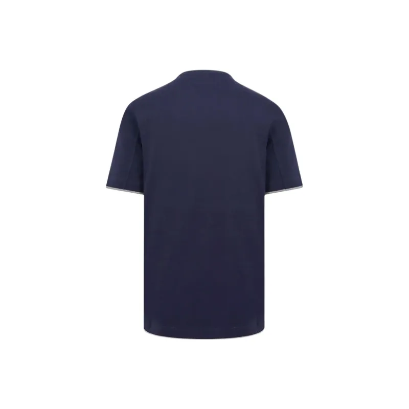 Brunello Cucinelli Layered Effect Crewneck T Shirt-1
