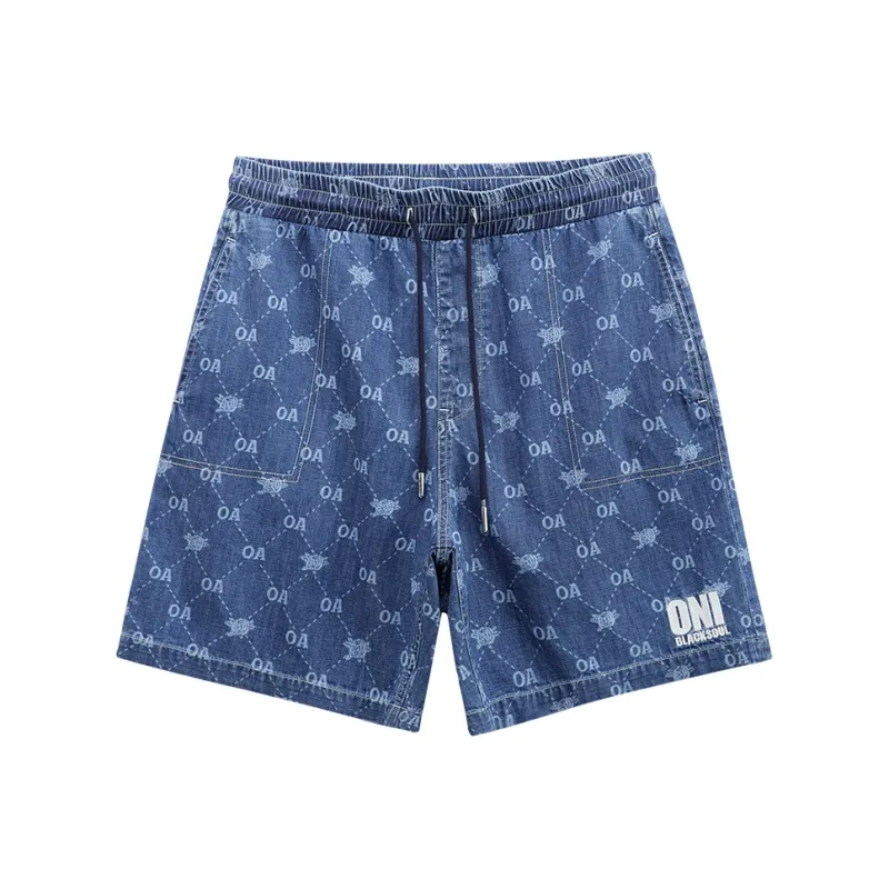 ONIARAI Denim Shorts Men's Denim Blue-0