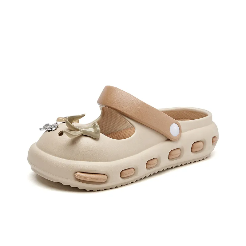 La Chapelle Clogs Women's Beige-0
