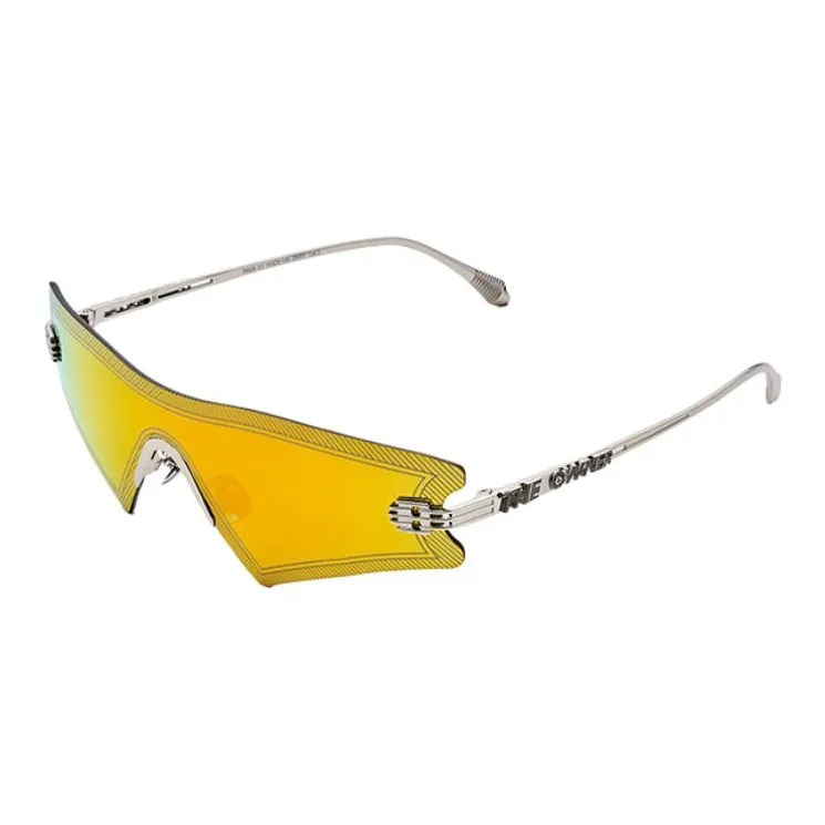 THE OWNER Β Titanium Irregular Shape Sunglasses Unisex-0