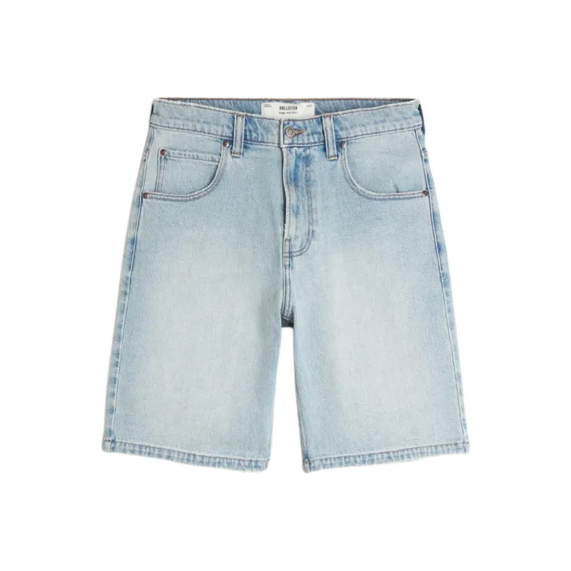 Hollister Denim Shorts Men's Light Blue-0