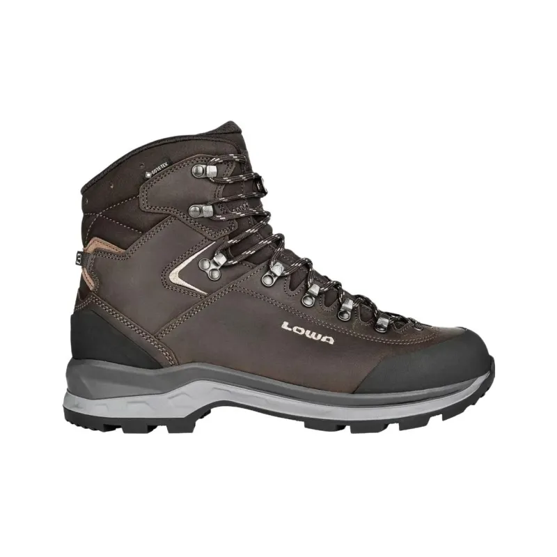 Lowa Anti Slip Wear Resistant High Top Hiking Shoes Men's Brown-1