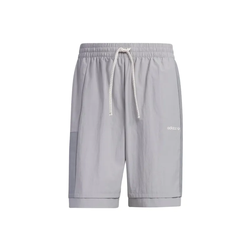Adidas Originals Casual Shorts Men Aluminum Gray-0