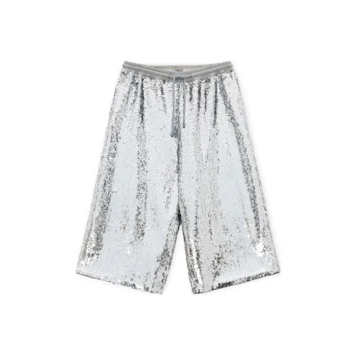 LOEWE Shorts In Sequins Casual Shorts Men's Gray