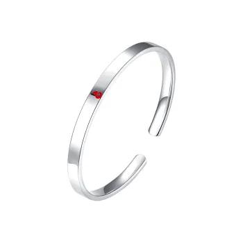 Nine Music 999 Fine Silver Bangles Unisex