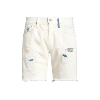 Polo Ralph Lauren Denim Shorts Men's White